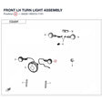 FRONT LH TURN LIGHT ASSEMBLY product image