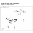 REAR LH TURN LIGHT ASSEMBLY product image