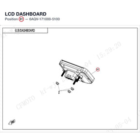 LCD DASHBOARD product image