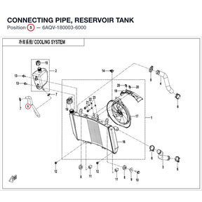 CONNECTING PIPE, RESERVOIR TANK product image