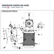 RESERVOIR OVERFLOW HOSE product image