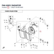 FAN ASSY, RADIATOR product image