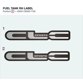 FUEL TANK RH LABEL product image