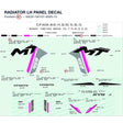 RADIATOR LH PANEL DECAL product image