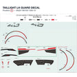 TAILLIGHT LH GUARD DECAL product image