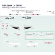 FUEL TANK LH DECAL product image