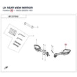 LH REAR VIEW MIRROR product image