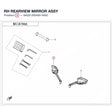 RH REARVIEW MIRROR ASSY product image