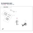 RH REARVIEW ASSY product image