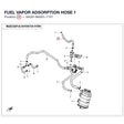 FUEL VAPOR ADSORPTION HOSE 1 product image