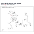FUEL VAPOR ADSORPTION HOSE 2 product image