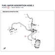 FUEL VAPOR ADSORPTION HOSE 2 product image
