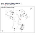 FUEL VAPOR DESORPTION HOSE 1 product image
