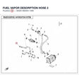 FUEL VAPOR DESORPTION HOSE 2 product image