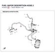FUEL VAPOR DESORPTION HOSE 2 product image