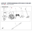 LOCK KIT - INTERCHANGEABLE WITH  6GUV-011000-6001 product image