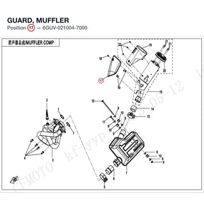 GUARD, MUFFLER product image