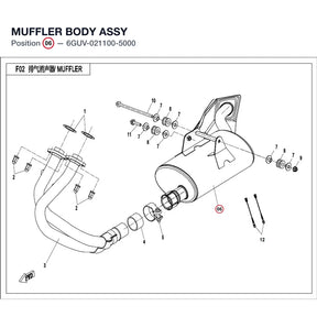 MUFFLER BODY ASSY product image