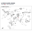 LH DECO GUARD, ENGINE product image