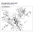 LOCK BRACKET, FRONT SEAT product image