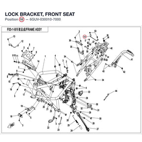 LOCK BRACKET, FRONT SEAT product image