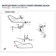 MUFFLER REAR LH DECO COVER product image