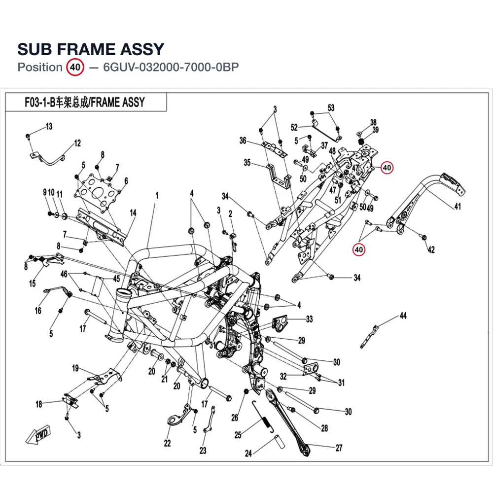 SUB FRAME ASSY product image
