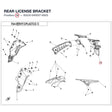 REAR LICENSE BRACKET product image