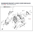 DASHBOARD BRACKET LH DECO COVER product image