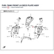 FUEL TANK FRONT LH DECO PLATE ASSY product image