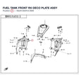 FUEL TANK FRONT RH DECO PLATE ASSY product image
