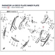 RADIATOR LH DECO PLATE INNER PLATE product image