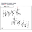 RADIATOR RH INNER PANEL product image