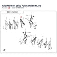 RADIATOR RH DECO PLATE INNER PLATE product image