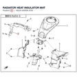 RADIATOR HEAT INSULATOR MAT product image