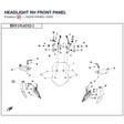 HEADLIGHT RH FRONT PANEL product image