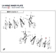 LH WING INNER PLATE product image
