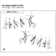 RH WING INNER PLATE product image