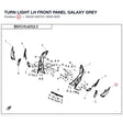 TURN LIGHT LH FRONT PANEL product image