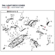 TAIL LIGHT DECO COVER product image