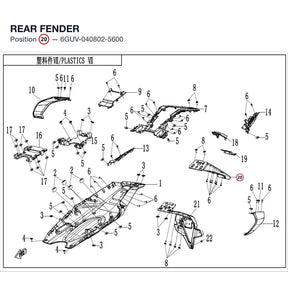 REAR FENDER product image