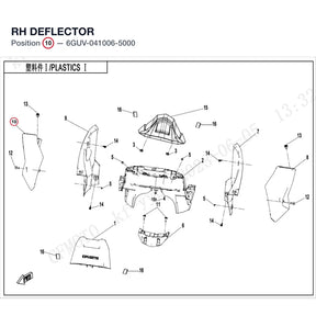 RH DEFLECTOR product image