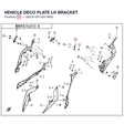 VEHICLE DECO PLATE LH BRACKET product image