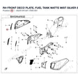 RH FRONT DECO PLATE, FUEL TANK product image