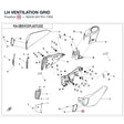 LH VENTILATION GRID product image