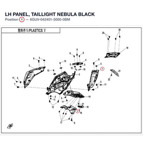 LH PANEL, TAILLIGHT product image