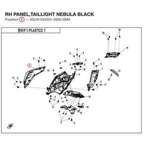 RH PANEL,TAILLIGHT product image