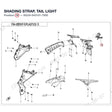 SHADING STRAP, TAIL LIGHT product image