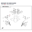 BRACKET, RH HAND GUARD product image