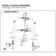FRONT LH SHOCK ABSORBER product image